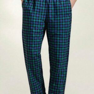 HP-02 Teal Blue Check Pajama